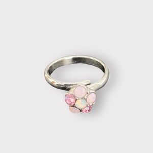 Pink adjustable ring